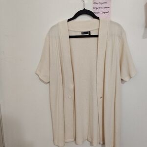 ASOS DESIGN oversized waffle wrap jerseyshirt Cardigan Size Large Men's Fashion